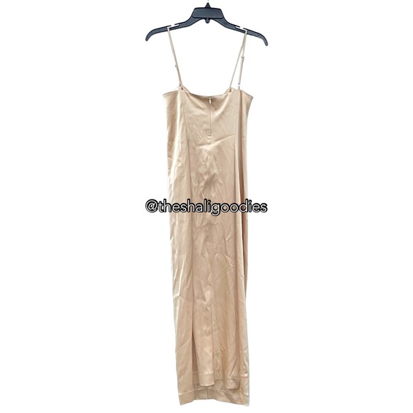 NANUSHKA Doris Midi Slip Dress Cream Sarong Style - Picture 6 of 9